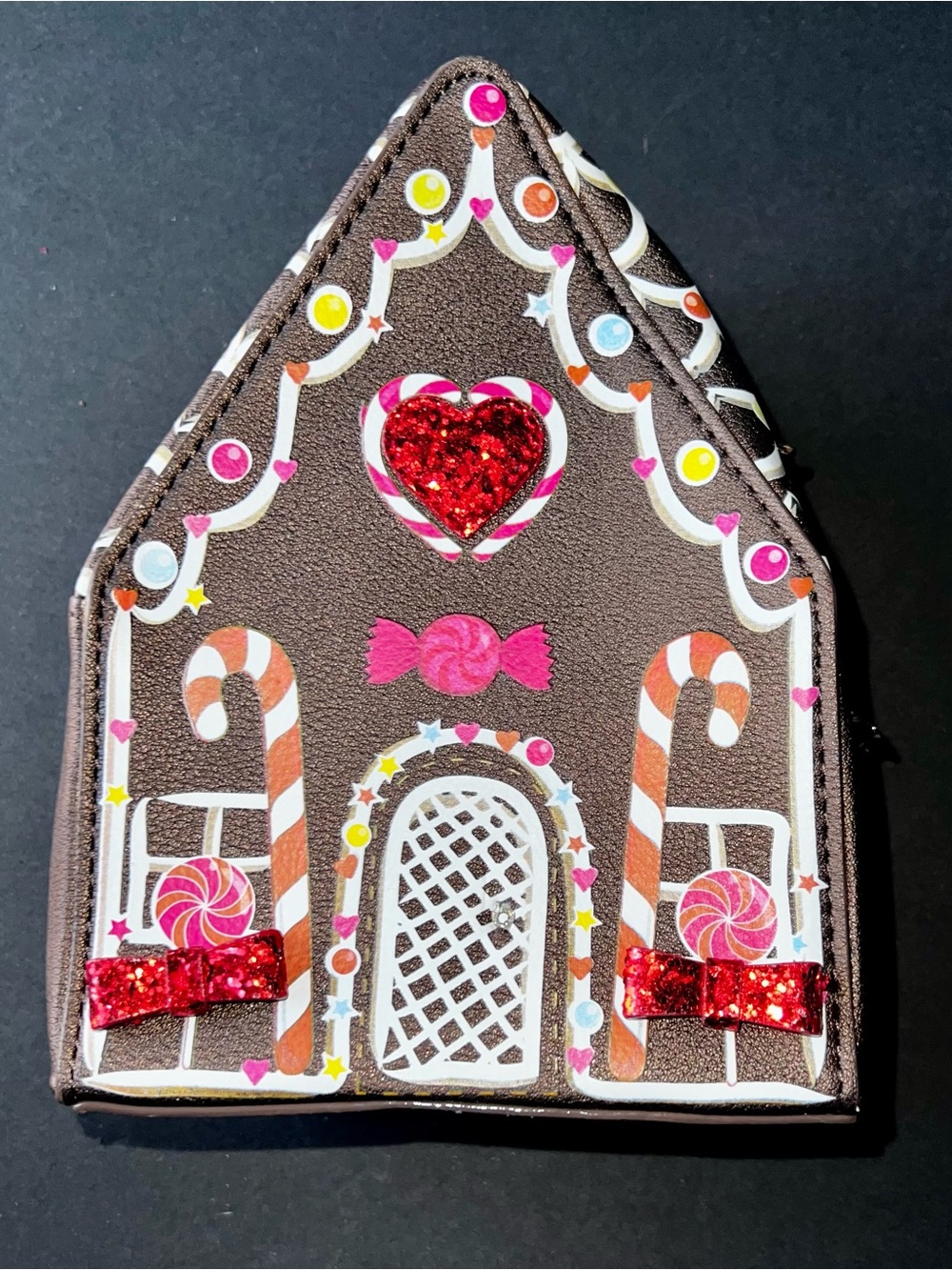 Betsey Johnson Kitsch Gingerbread House Holiday Crossbody Bag – Rare/NWOT